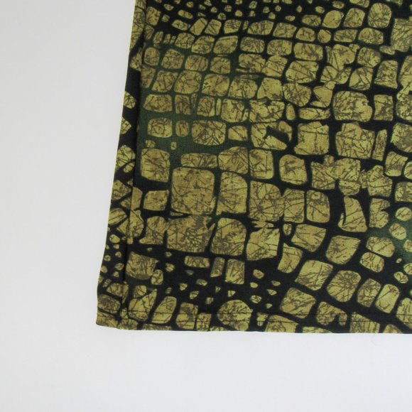 Cute Y2K Green Stretch Knit Printed Top Sleeveless Tank Top Summer Size/M-L - Picture 8 of 9